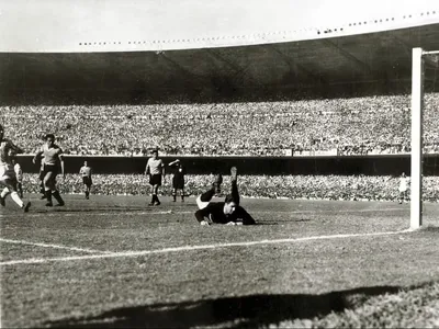 Estádio lotado: jogo com o maior público na história da Copa do Mundo