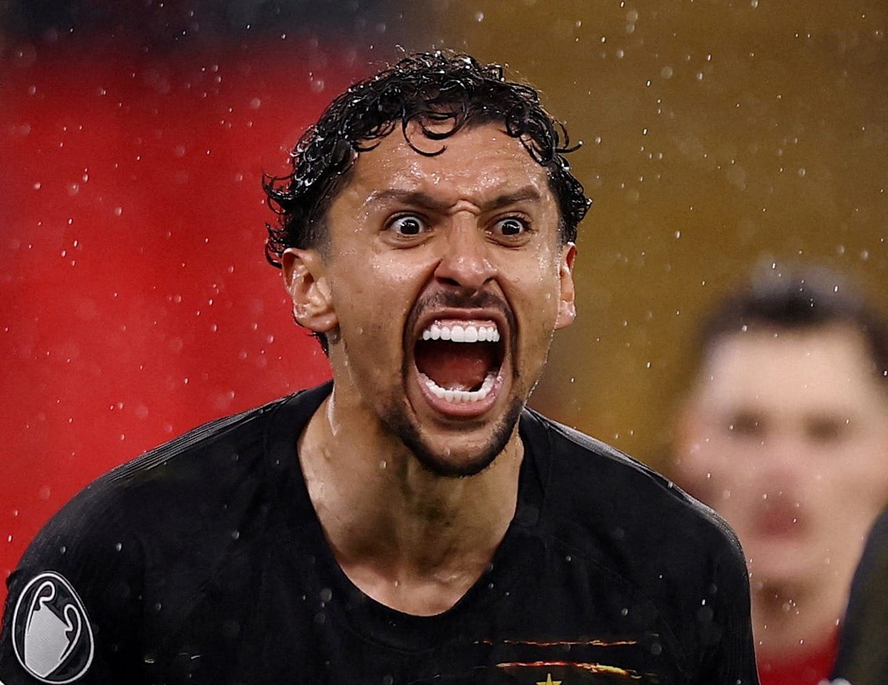 Marquinhos comemora vitória do PSG na Champions (Foto: Reuters/Lee Smith)