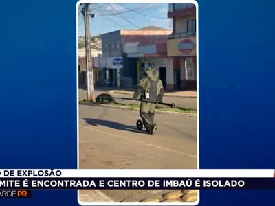 Suspeita de bomba mobiliza BOPE e PM em Imbaú, no Paraná