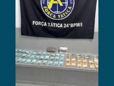 Trio é detido após ser encontrado com drogas e R$ 67 mil em espécie