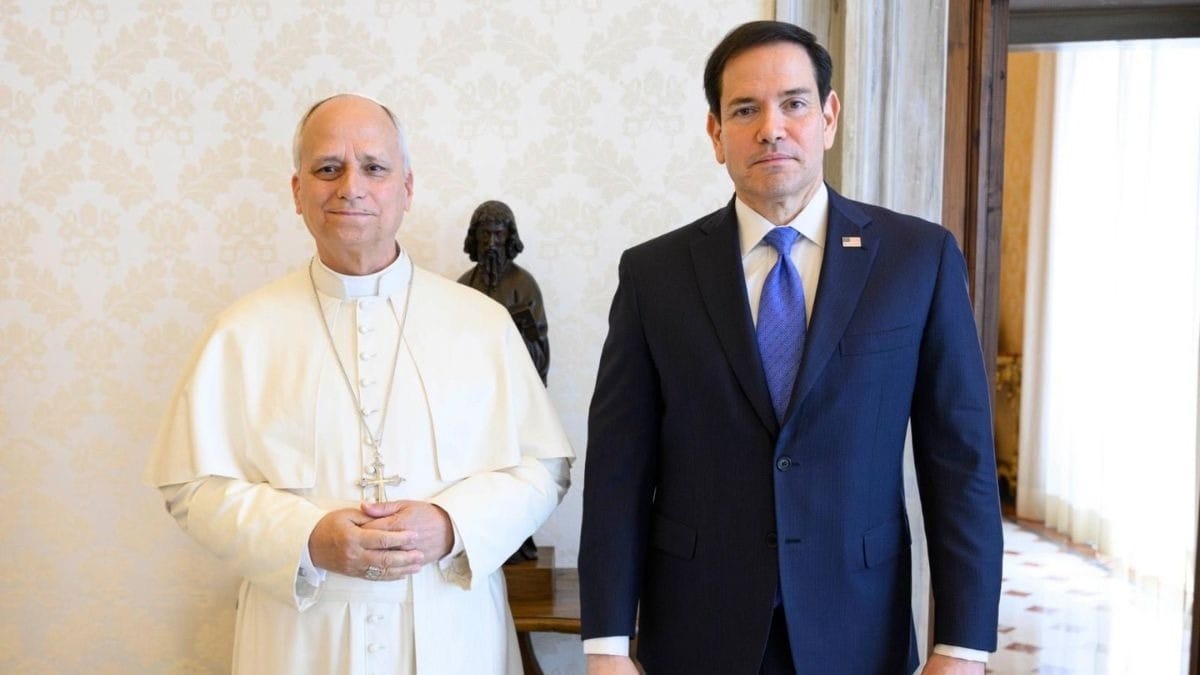 Rubio encontra papa Leão XIV no Vaticano após ataques de Donald Trump