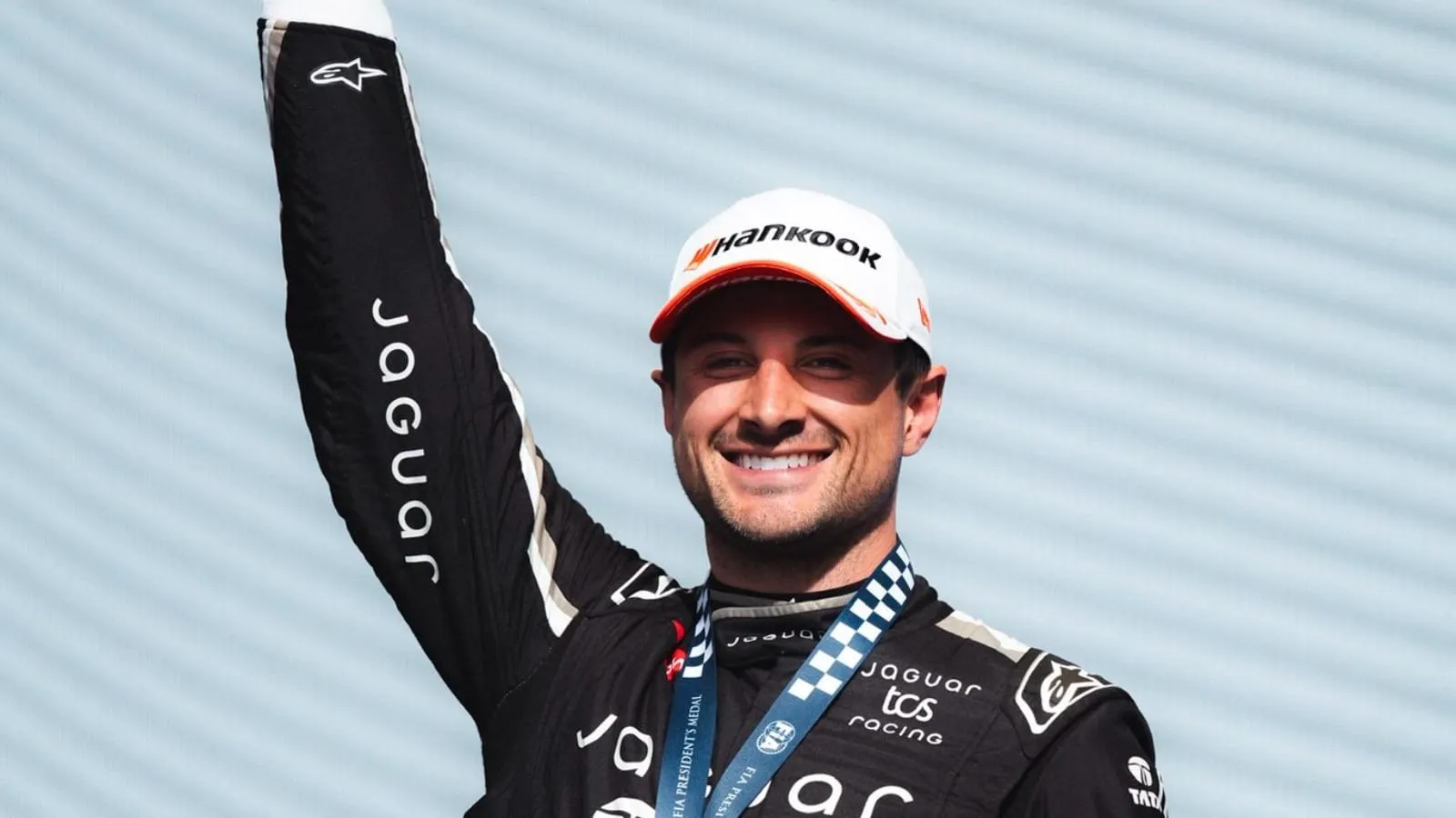 Mitch Evans (Jaguar) no E-Prix de Berlim