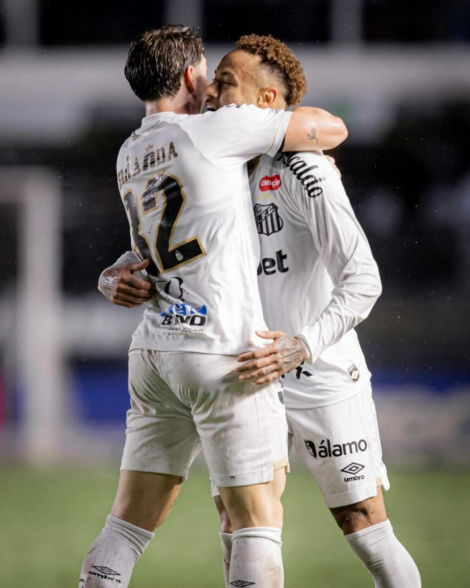 Neymar faz gol e Santos vence Red Bull Bragantino na Vila Belmiro