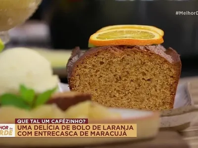 Bolo de laranja com entrecasca de maracujá do chef Bruno Hashimoto | Band Receitas