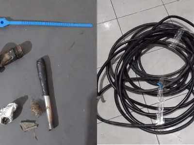 Após perseguição, homem é preso em flagrante por furto de fios em Potim