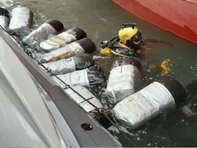 Operação no Porto de Santos intercepta 341 kg de cocaína em navio