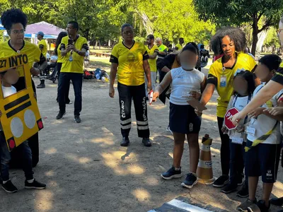 Quinta da Boa Vista recebe ação do Maio Amarelo com estudantes