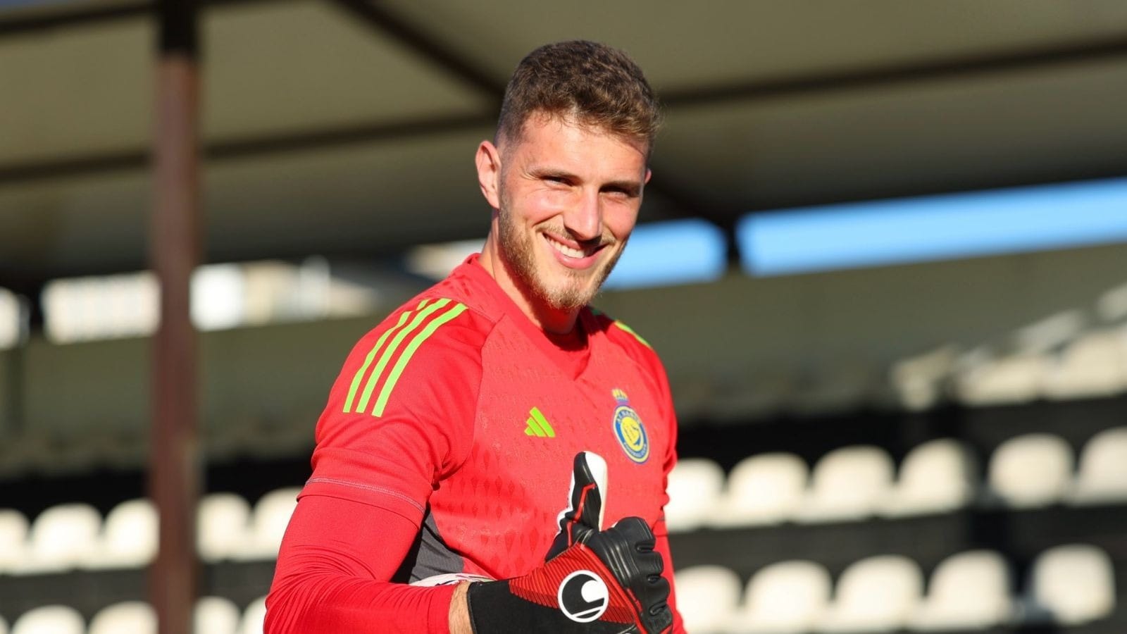 Bento, goleiro do Al Nassr, está pré-convocado para a Copa (Foto: Divulgação / Al Nassr)