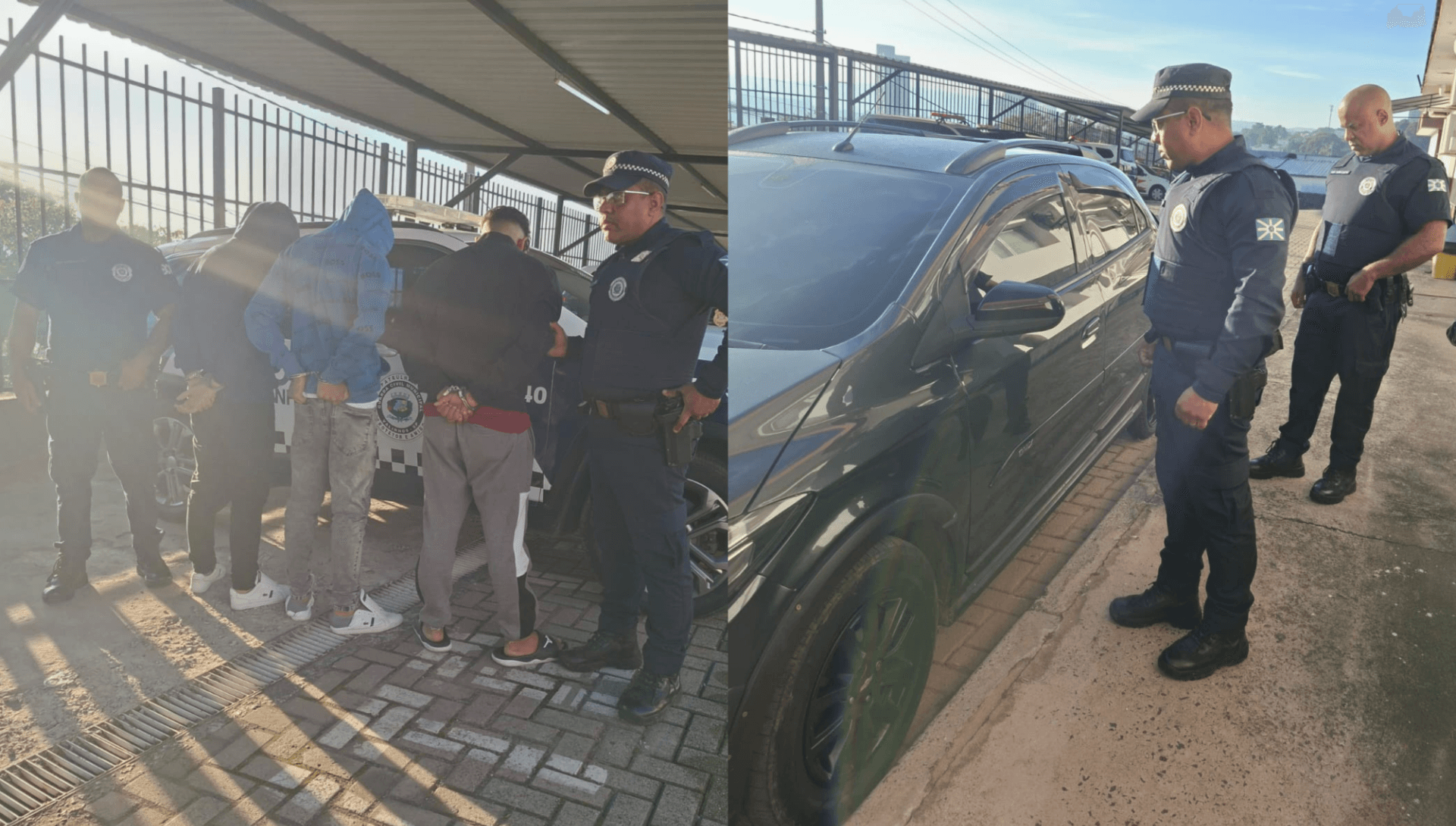 Carro utilizado no crime foi apreendido
