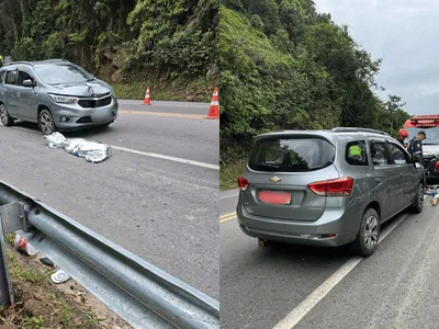 Ciclista é atingido por carro e morre na SP-055 em Ubatuba