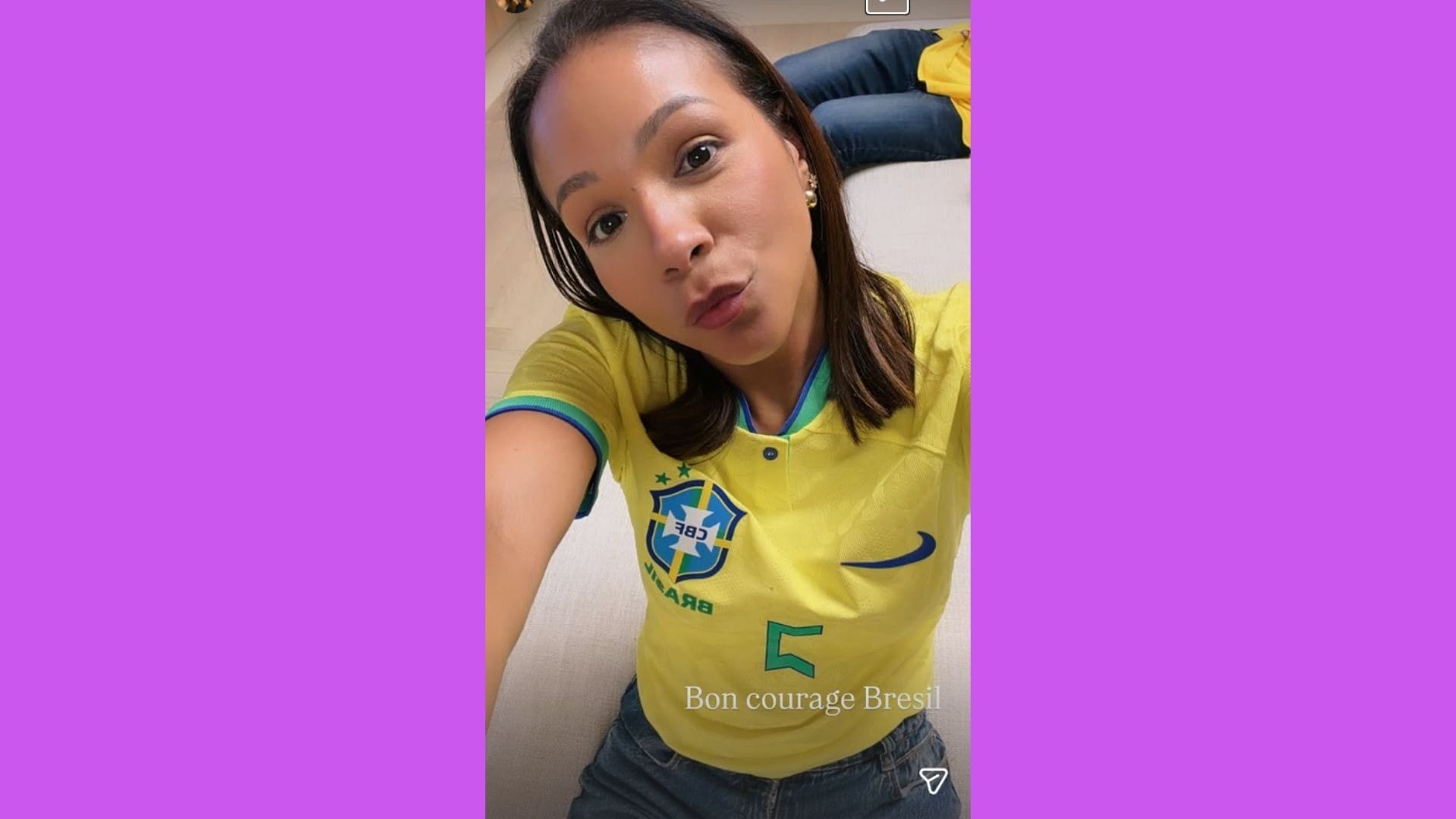 Esposa de Thiago Silva deseja 'boa sorte' ao Brasil após convocação da Copa