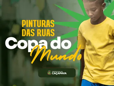 Caçapava autoriza a pintura de ruas durante Copa do Mundo; confira regras