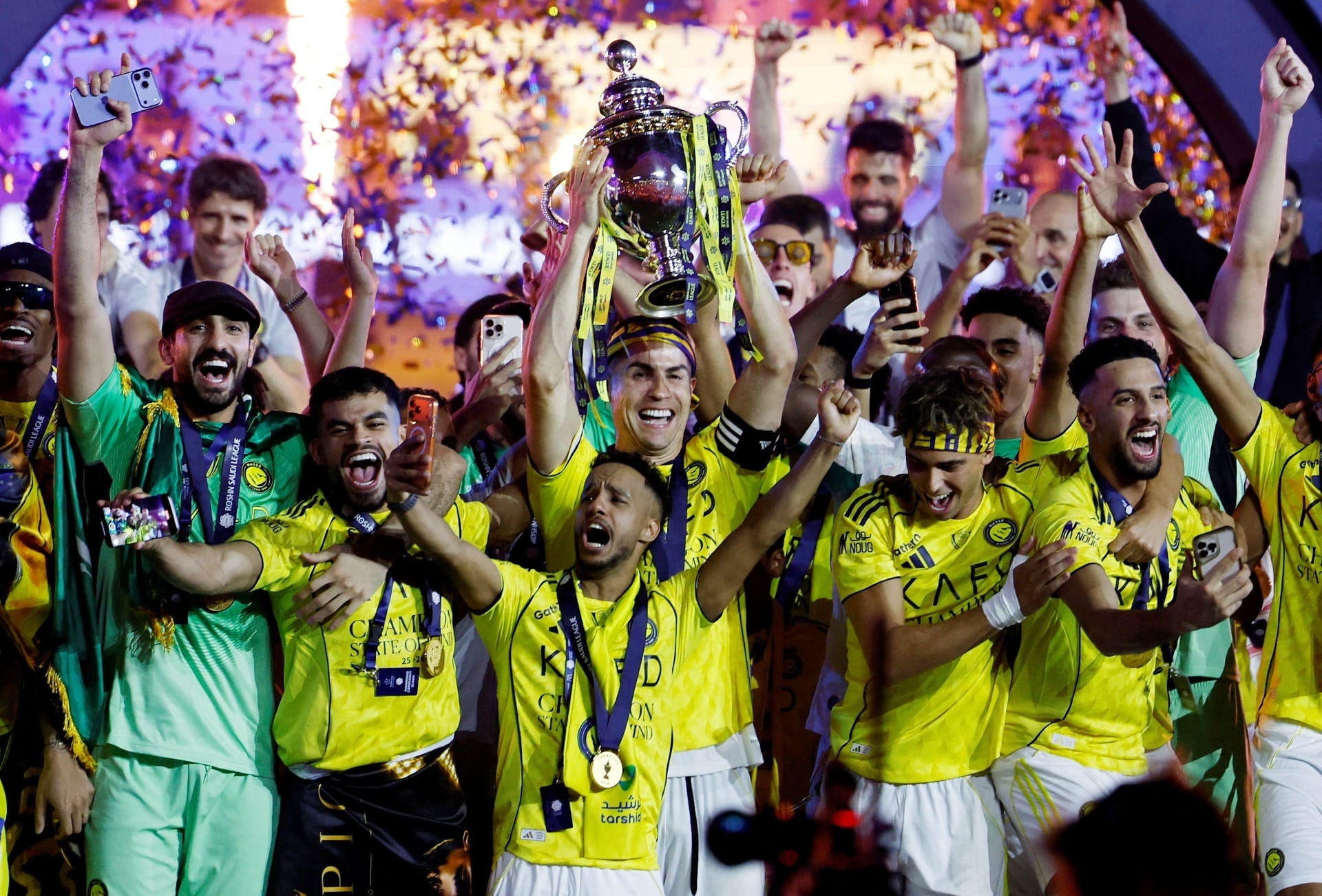 CR7 marca, Al Nassr bate Damac e é campeão da Liga Saudita; veja gols