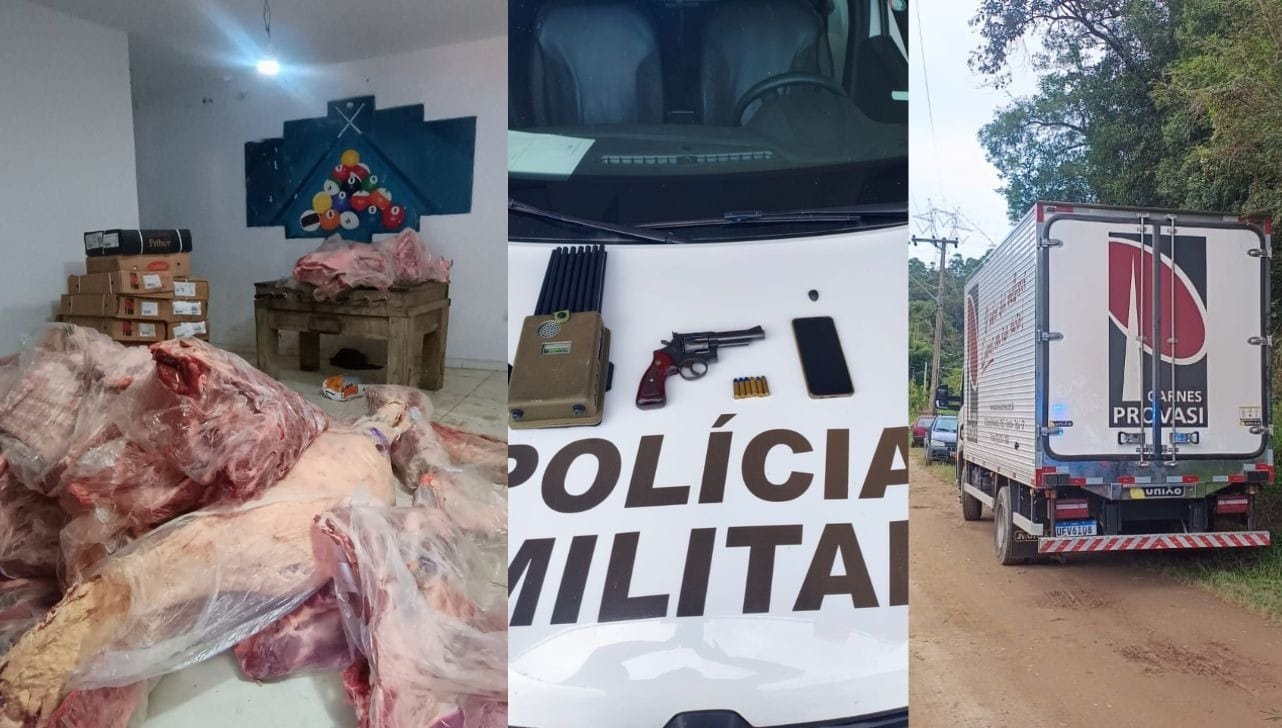 São Roque: Polícia recupera carga de carne roubada e dois são presos