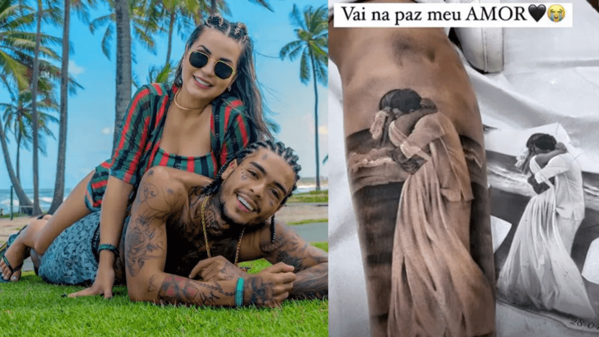 Deolane Bezerra nunca escondeu o relacionamento conturbado que tinha com o MC Kevin, funkeiro que morreu ap&oacute;s cair do 5&ordm; andar de um hotel na Barra da Tijuca. A advogada fez uma tatuagem em homenagem ao casamento, que durou apenas duas semanas.