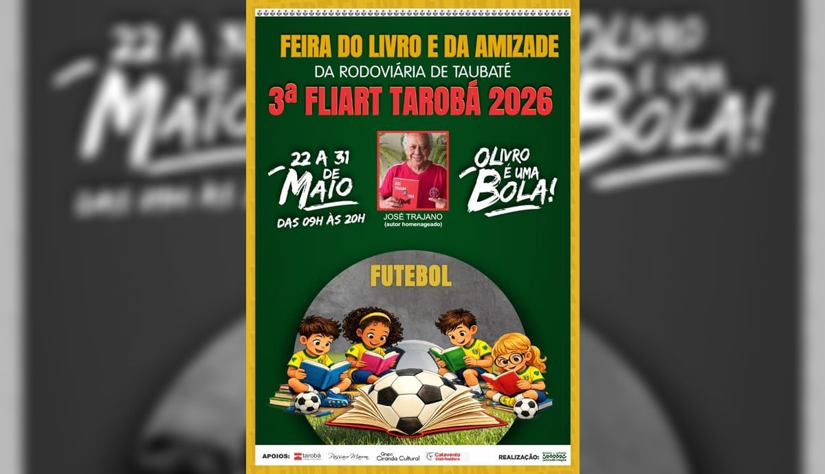 3ª FLIART: abertura da feira terá Cláudio Nicolini e José Trajano