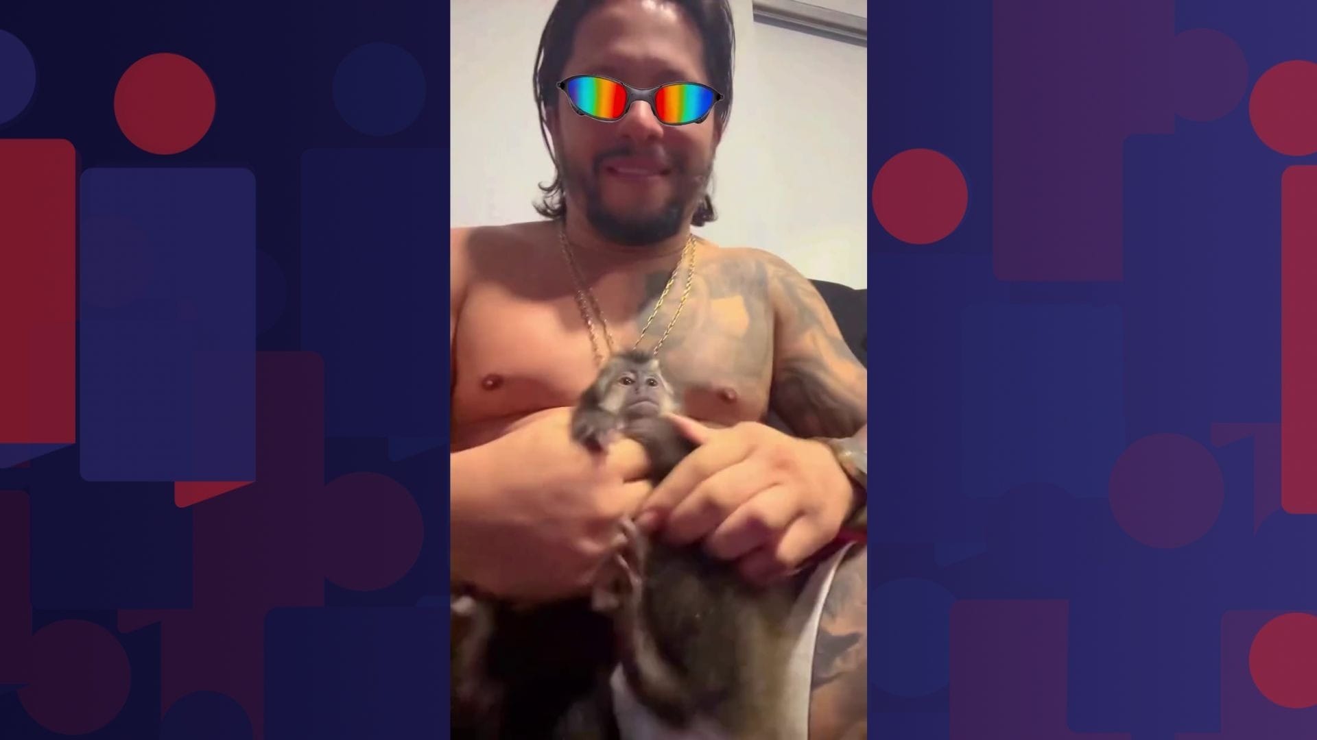 Criminoso do CV preso no Maracanã exibia macaco em redes sociais