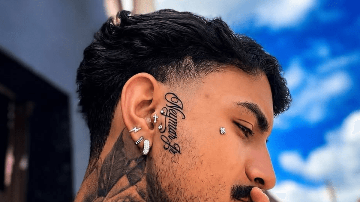 Ex-jogador de Uberlândia tatua nome de Neymar no rosto após convocação