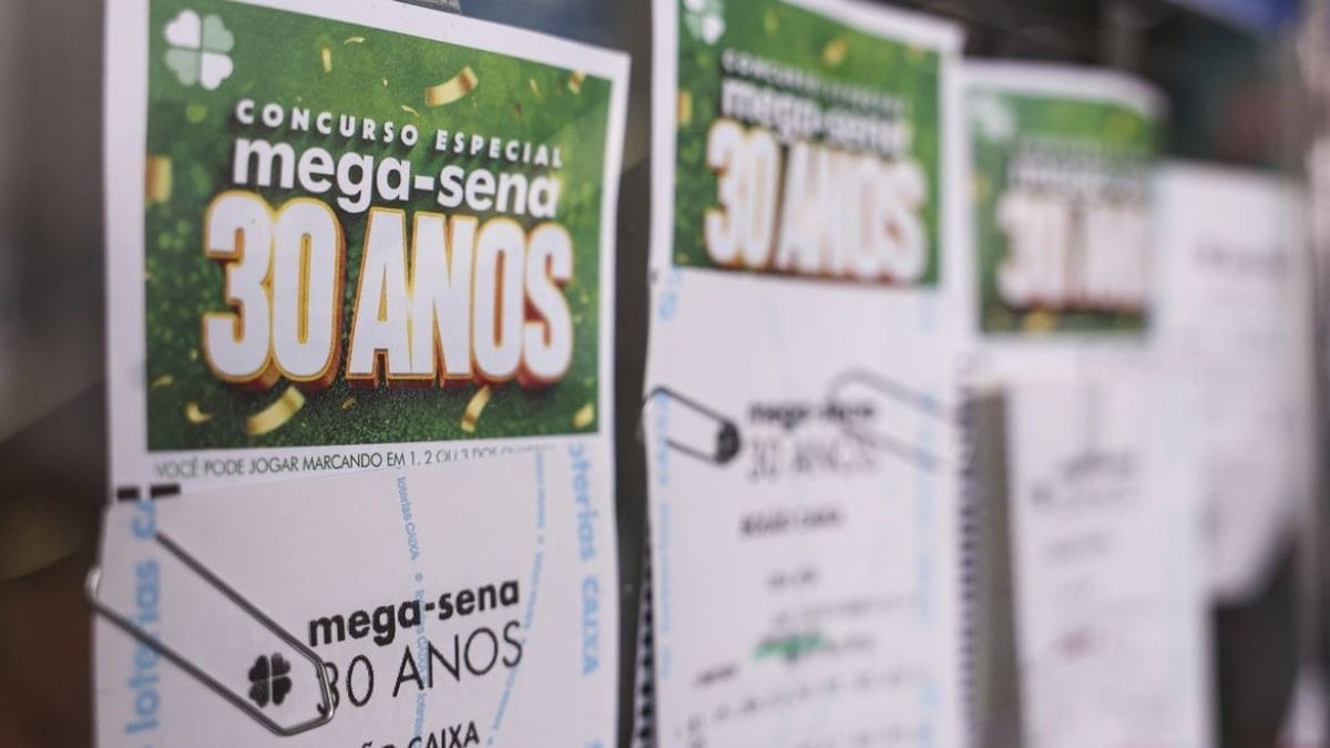 Mega-Sena 30 anos: duas apostas vão dividir o prêmio de R$ 336 milhões