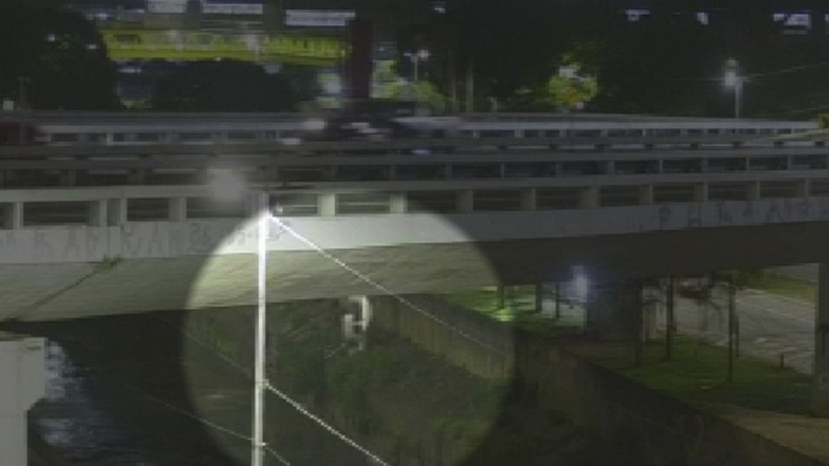 Vídeo mostra carro caindo em rio após acidente em avenida de SP; 1 morreu