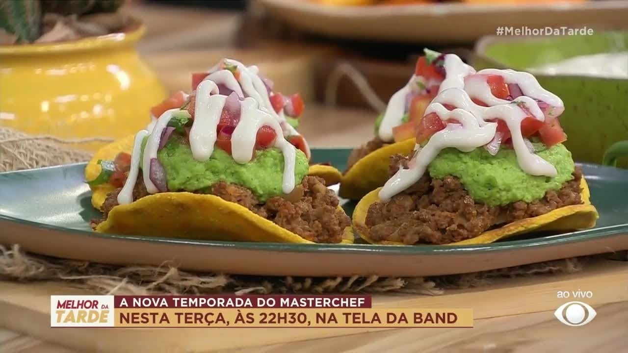 Tacos mexicanos do chef Bruno Hashimoto | Band Receitas