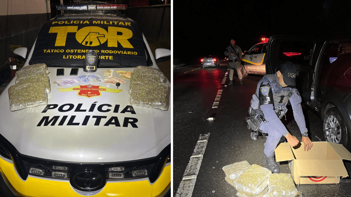 TOR apreende quase R$ 400 mil em drogas durante operação em Ubatuba