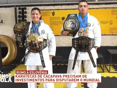 Irmãos de Caçapava buscam apoio para o Mundial de Karatê na Eslovênia