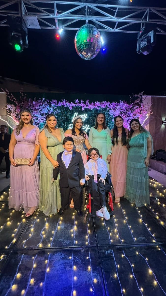 Ao lado da família, Ana Clara encontra a base para seguir na formação médica I Crédito: Arquivo pessoal