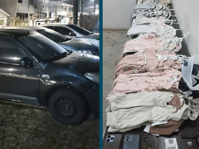 Três mulheres são presas por furtar R$ 8 mil em roupas em Santa Bárbara
