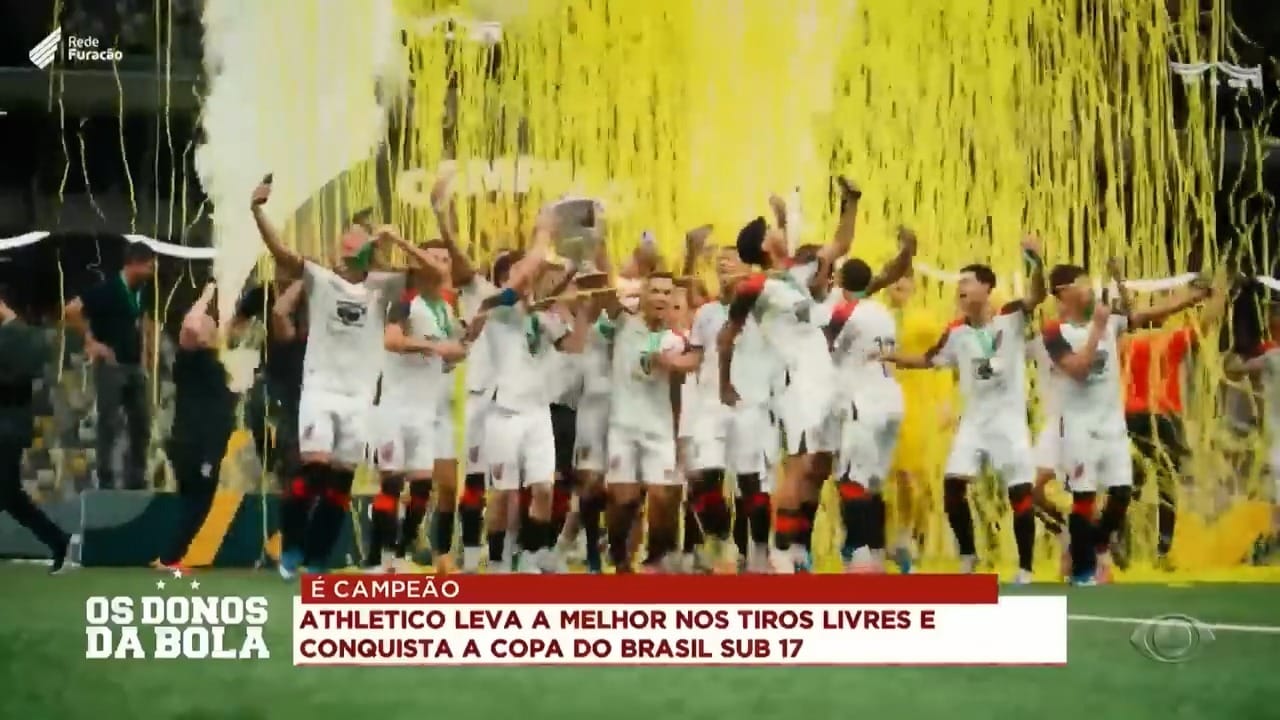 Athletico Sub-17 vence o Atlético-MG e é campeão da Copa do Brasil
