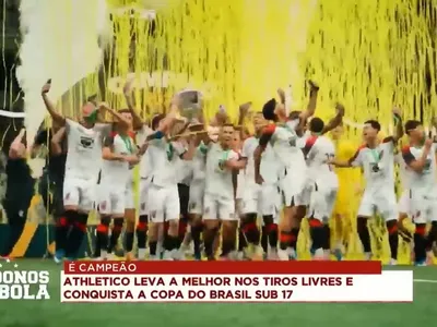 Athletico Sub-17 vence o Atlético-MG e é campeão da Copa do Brasil