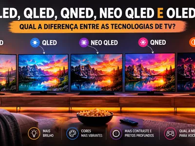 Como escolher uma TV pra Copa? Veja diferenças entre LED, QLED e OLED
