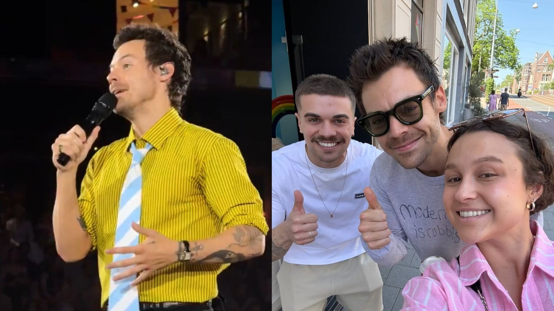 Sem querer, Harry Styles ajuda brasileiro a pedir namorada em casamento