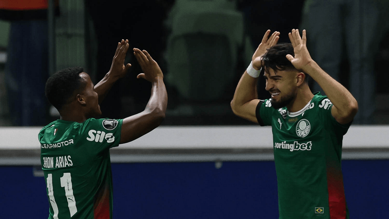 Dupla da Copa brilha, e Palmeiras se classifica com goleada sobre Junior