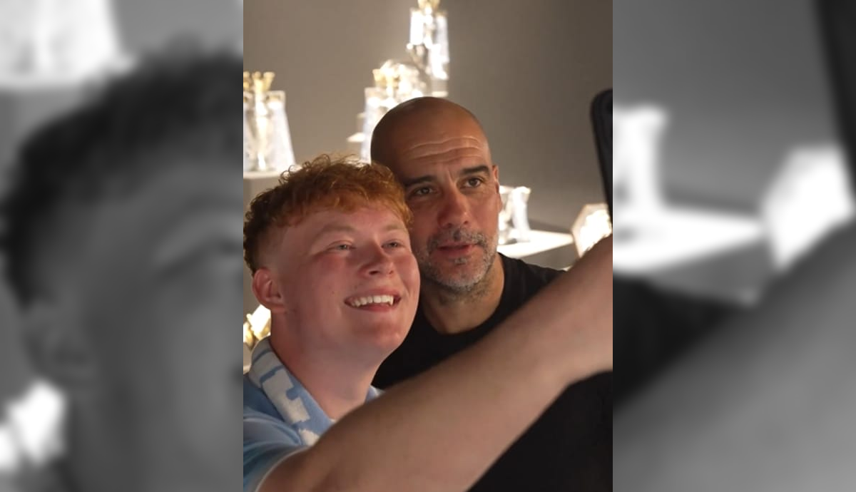Guardiola reencontra torcedor que viralizou 10 anos atrás