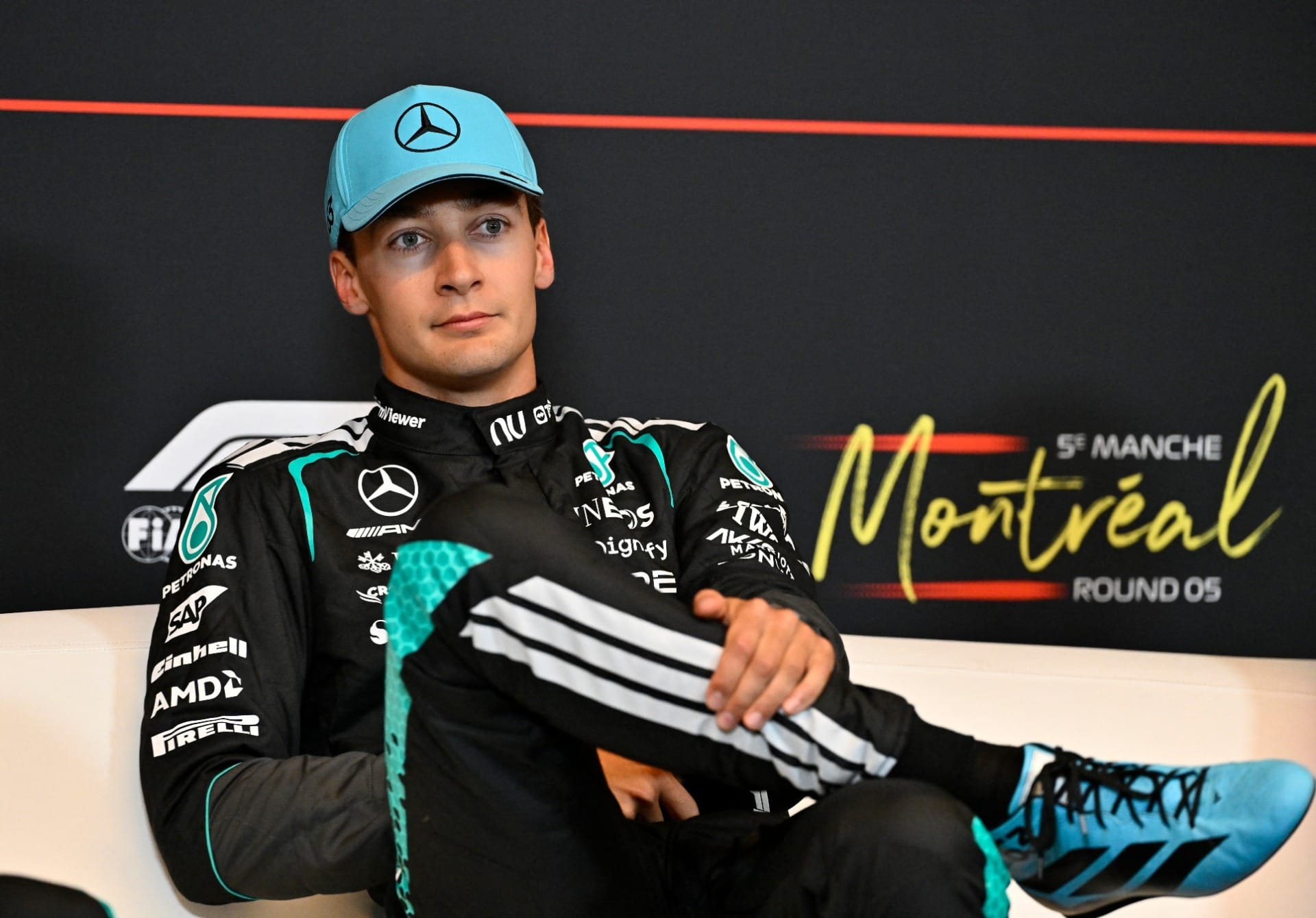 Mercedes detalha pane elétrica que tirou George Russell do GP do Canadá