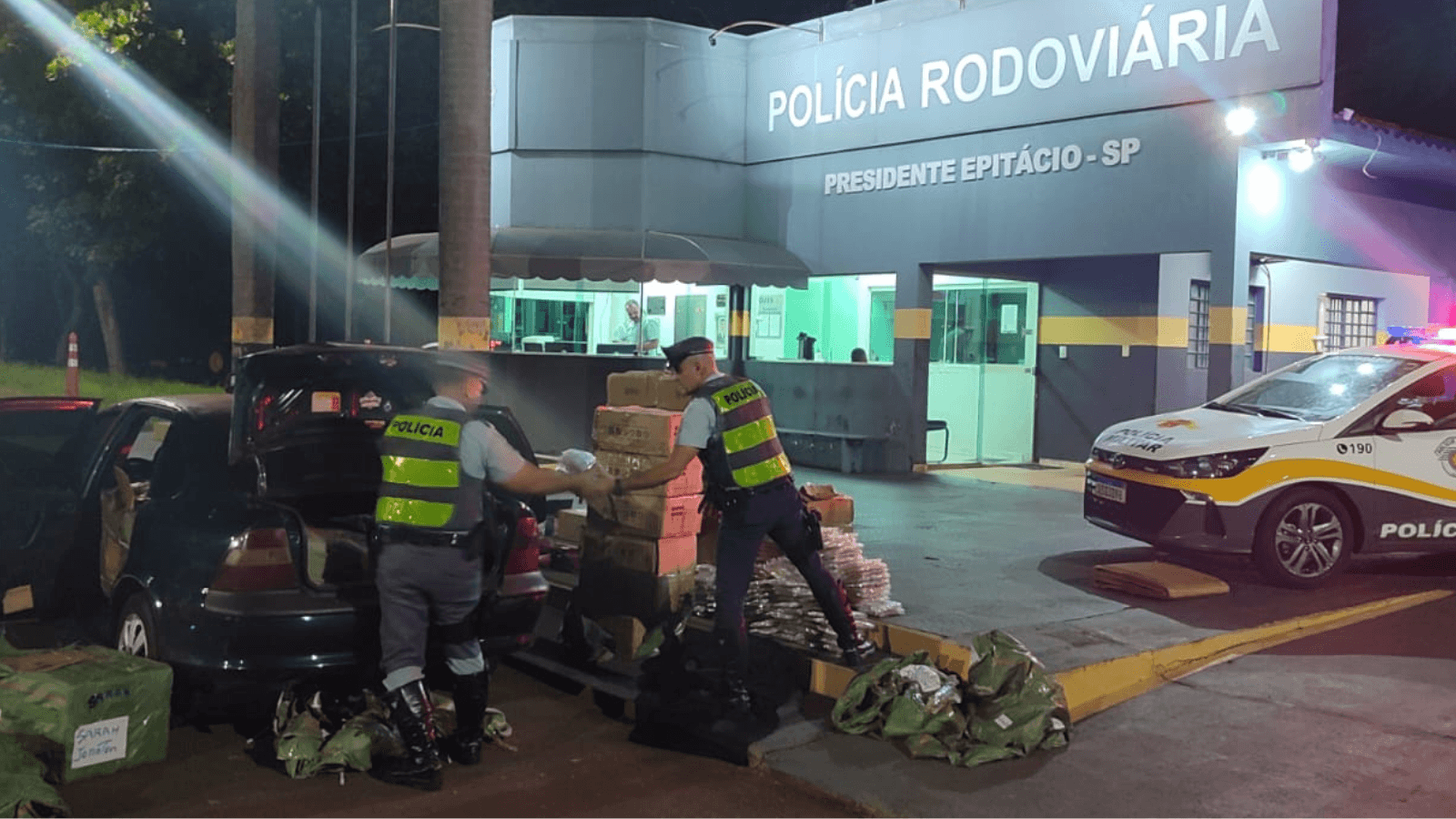 Mercadorias sem nota fiscal são apreendidas em Presidente Epitácio