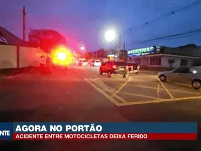 Acidente entre motos deixa jovem ferida no bairro Portão, em Curitiba
