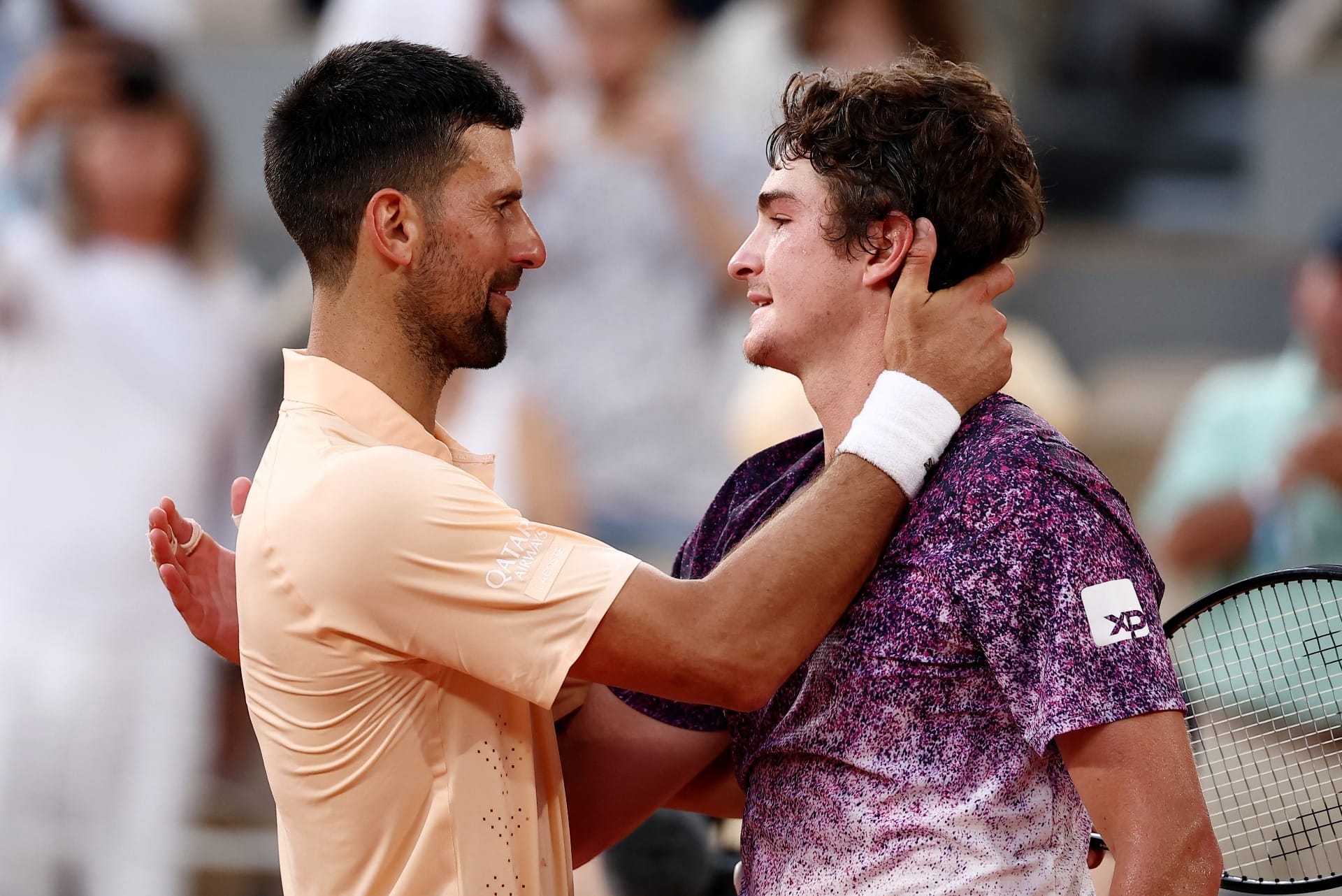 Djokovic revela o que falou para João Fonseca depois de ser derrotado