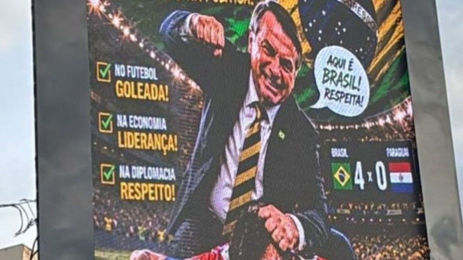 Imagem de Bolsonaro agredindo Gustavo Gómez revolta presidente do Paraguai
