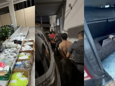 PM encontra refinaria de drogas e prende grupo por tráfico em Serra Negra