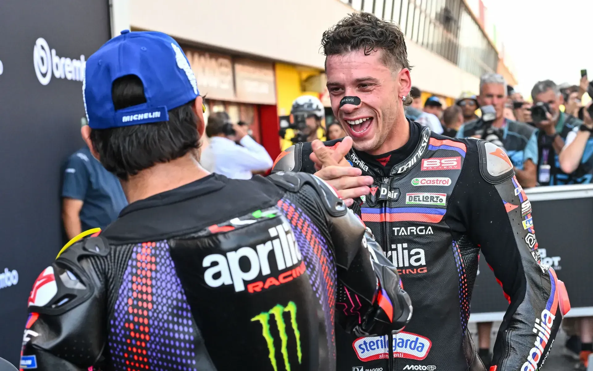 Bezzecchi vence e comanda dobradinha da Aprilia na Itália; Moreira é 10º