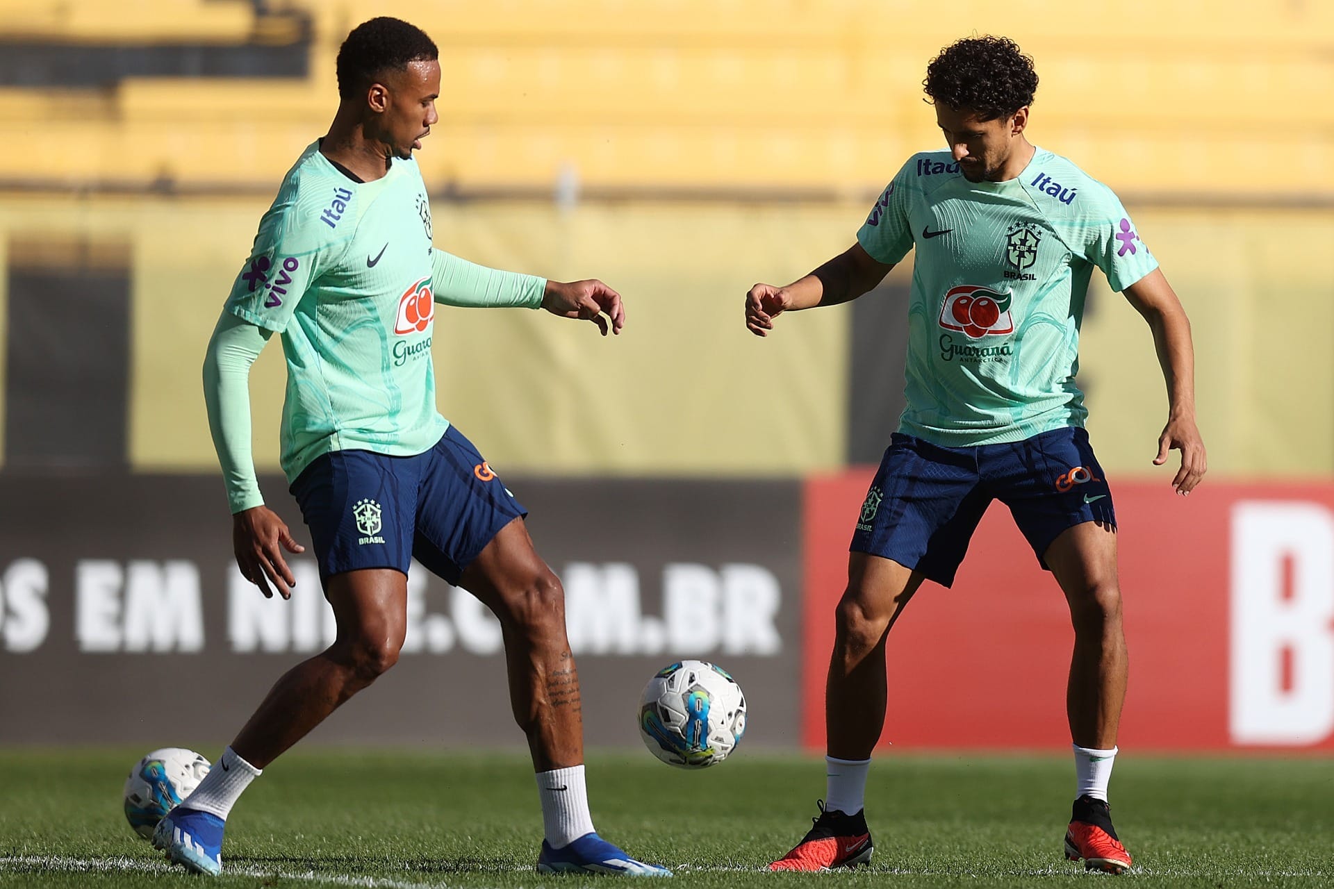 Dupla de zaga da Seleção Brasileira entra no time ideal da Champions; veja