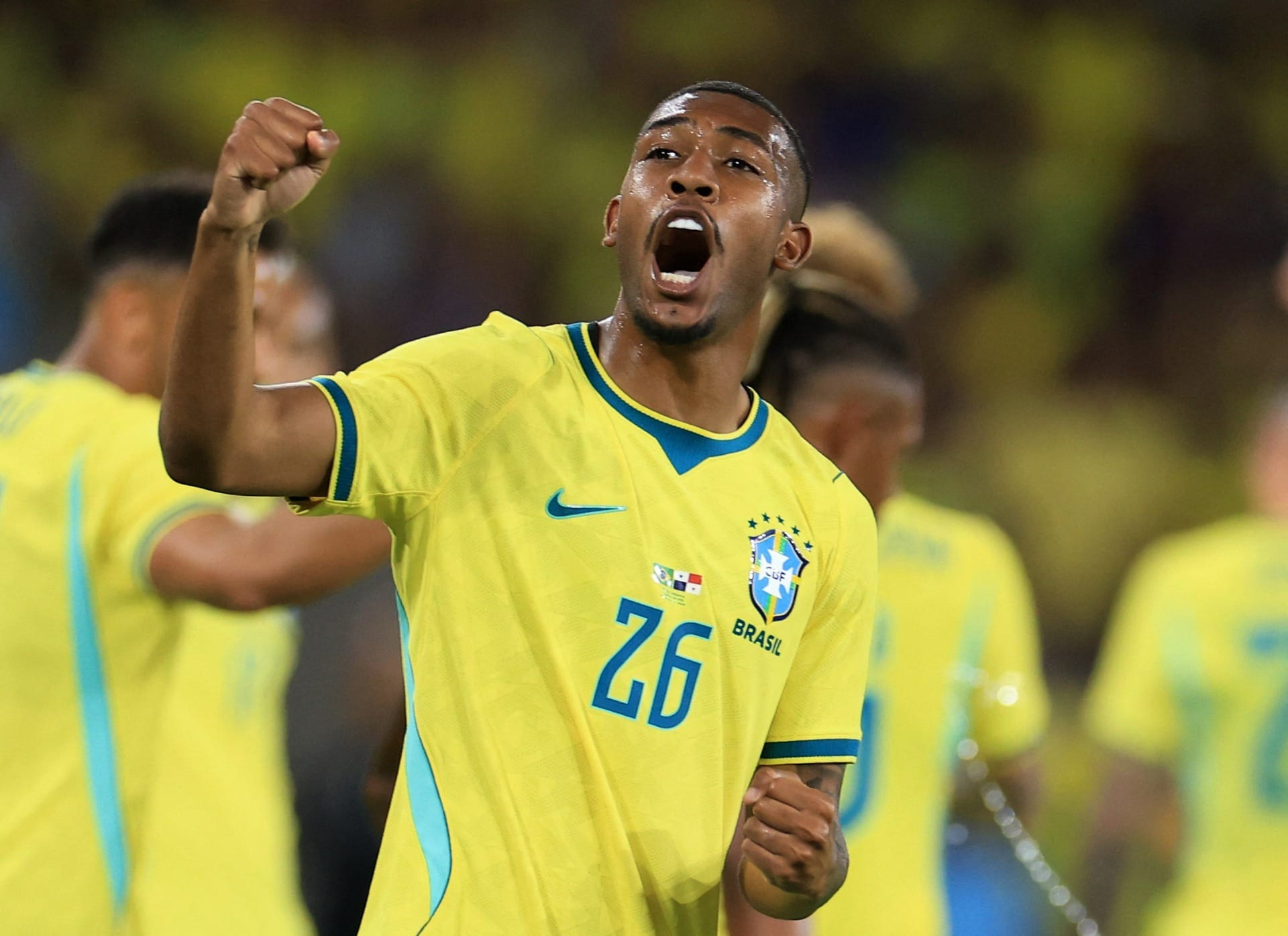 Ancelotti diz que Rayan pode substituir Raphinha contra a Escócia