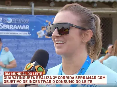 3ª Corrida Serramar reúne famílias em Guaratinguetá pelo Dia do Leite