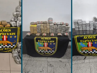 BAEP apreende 240 kg de drogas e causa prejuízo de R$ 3 milhões ao tráfico