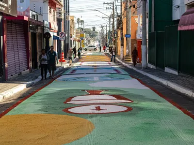 Corpus Christi em Caçapava: oficinas, shows e tapetes tradicionais