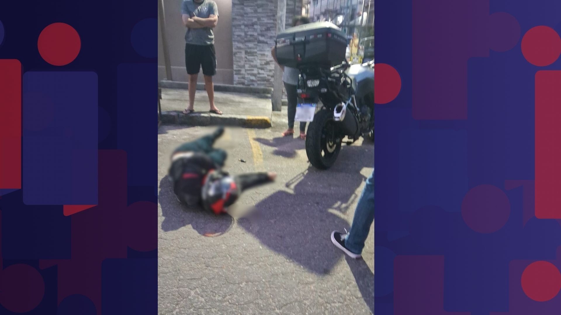 Motociclista baleado na Tijuca em tentativa de assalto tem quadro grave