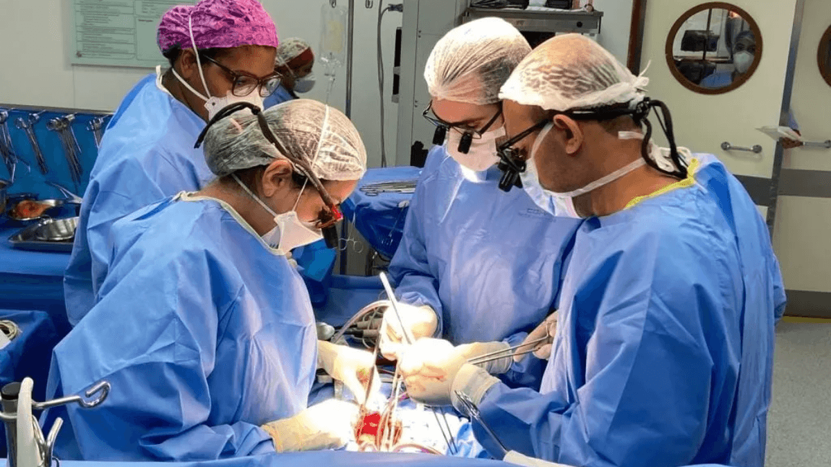 Transplante de órgãos (Foto: Instituto de Cardiologia e Transplantes do Distrito Federal)