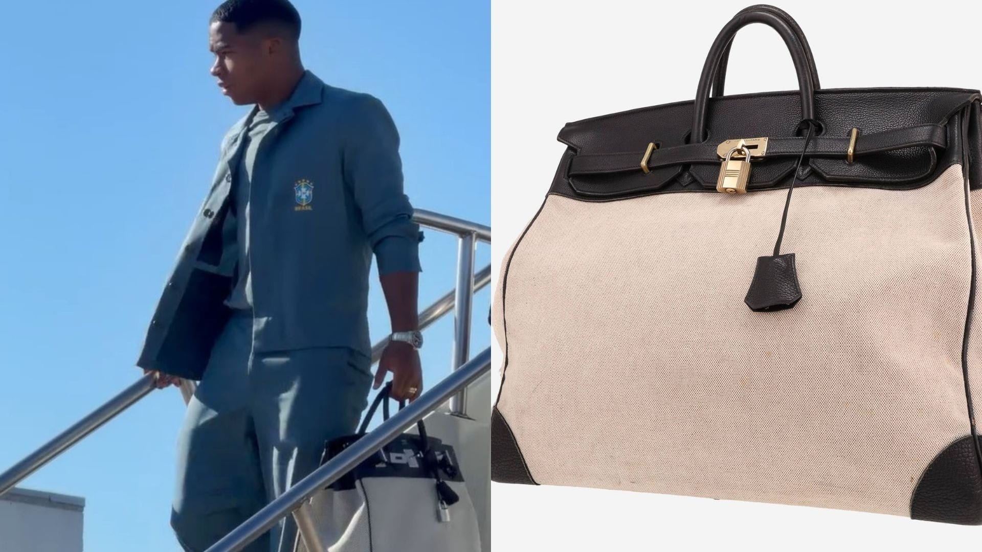 Endrick usou mala da Herm&egrave;s de R$ 70 mil